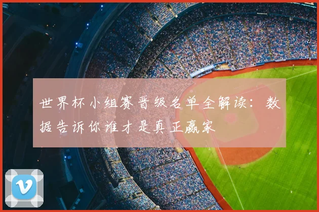 世界杯小组赛晋级名单全解读：数据告诉你谁才是真正赢家